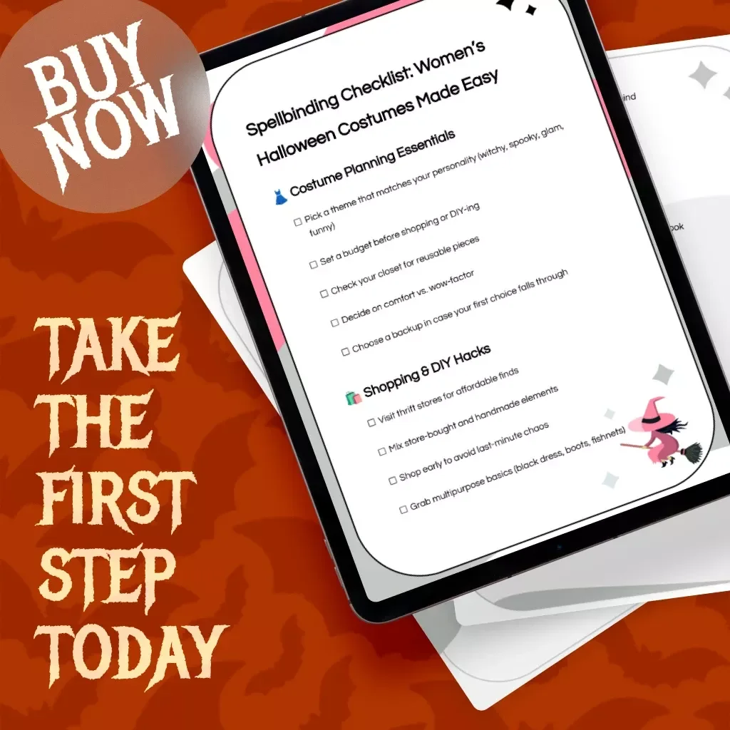 Spellbinding Checklist: Women’s Halloween Costumes Made Easy | Digital Download Guide | DIY, Budget-Friendly, Spooky & Glam Womens Halloween Costumes Inspiration
