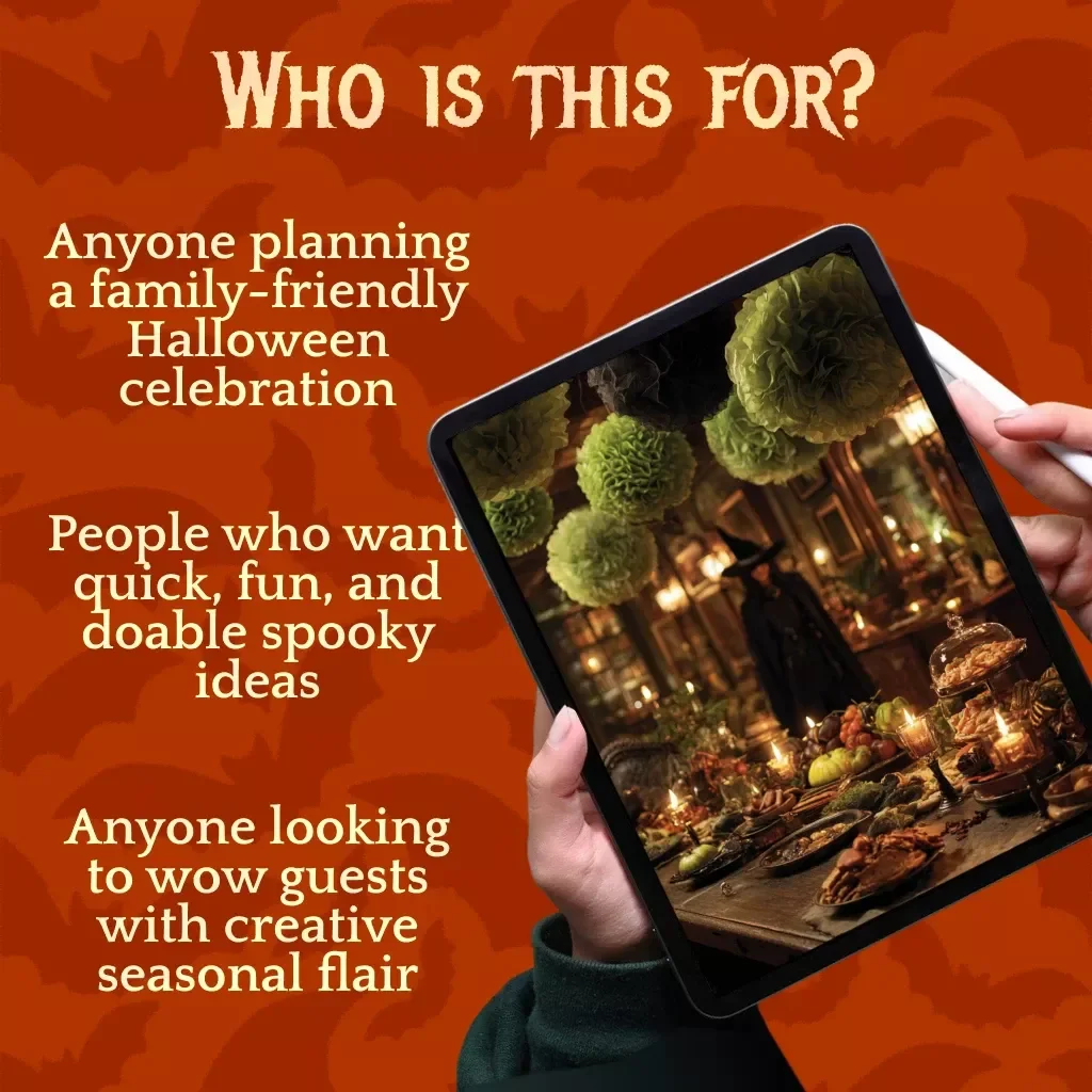 Your Ultimate Halloween Idea Checklist | Printable Digital Download | Spooky Party Planning Guide for Trick-or-Treat, Games, Snacks, and DIY Decorations