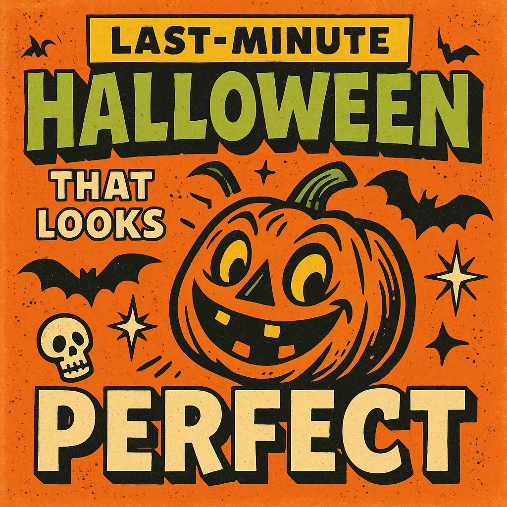 Last-Minute Halloween That Looks Perfect | Instant Digital Guide for Stress-Free Parties, DIY Costumes, Quick Décor & Fun That Still Feels Planned