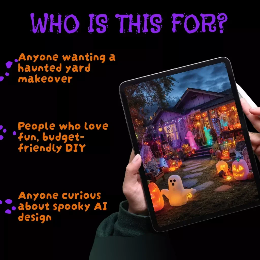 Spooky Halloween Yard Decorations | Digital Guide for DIY Outdoor Haunted Decor, Themes, and Lighting Ideas