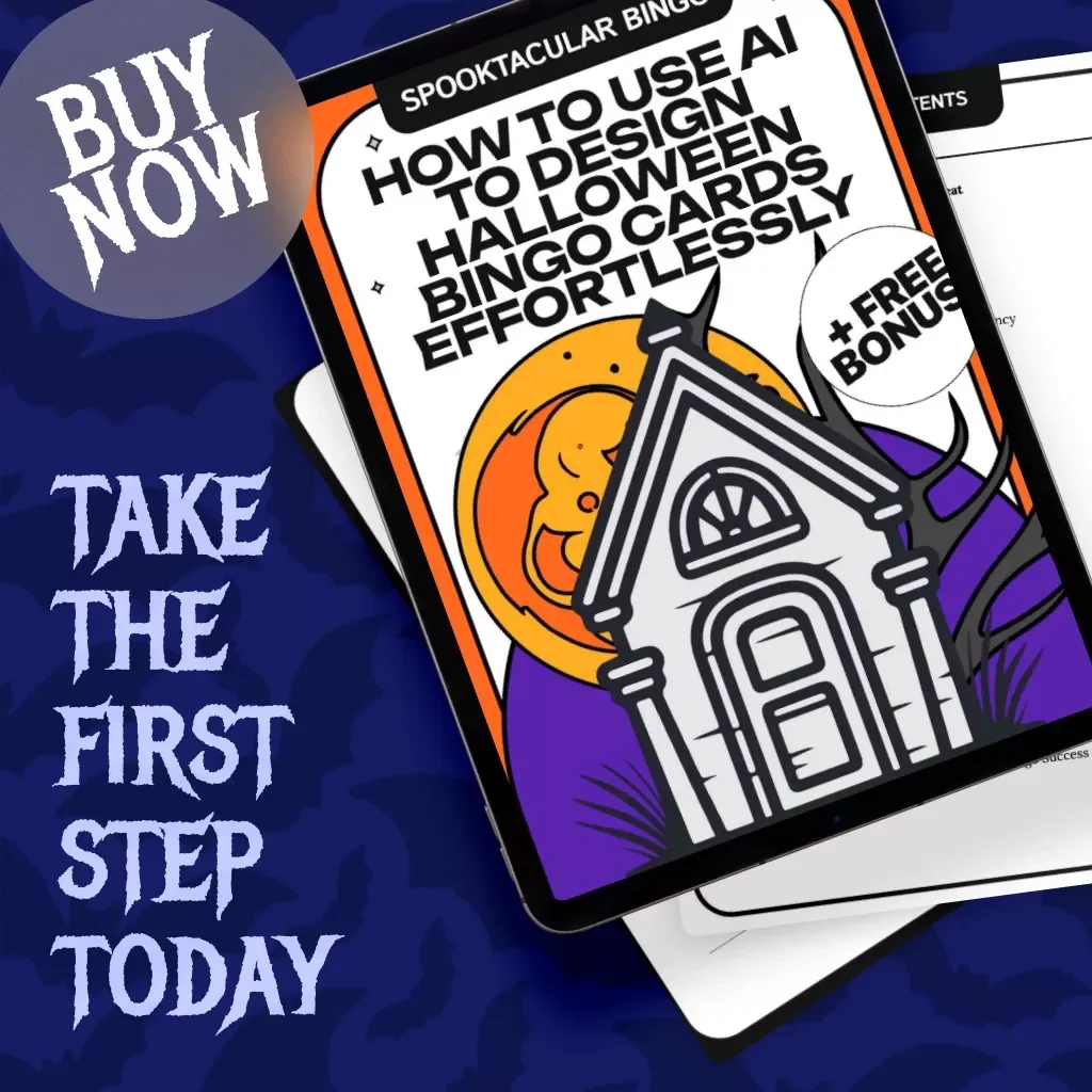 Spooktacular Bingo: How to Use AI to Design Halloween Bingo Cards Effortlessly | Digital Guide for Teachers, Parents & Party Planners | Use AI to Design Halloween Bingo Cards Easily