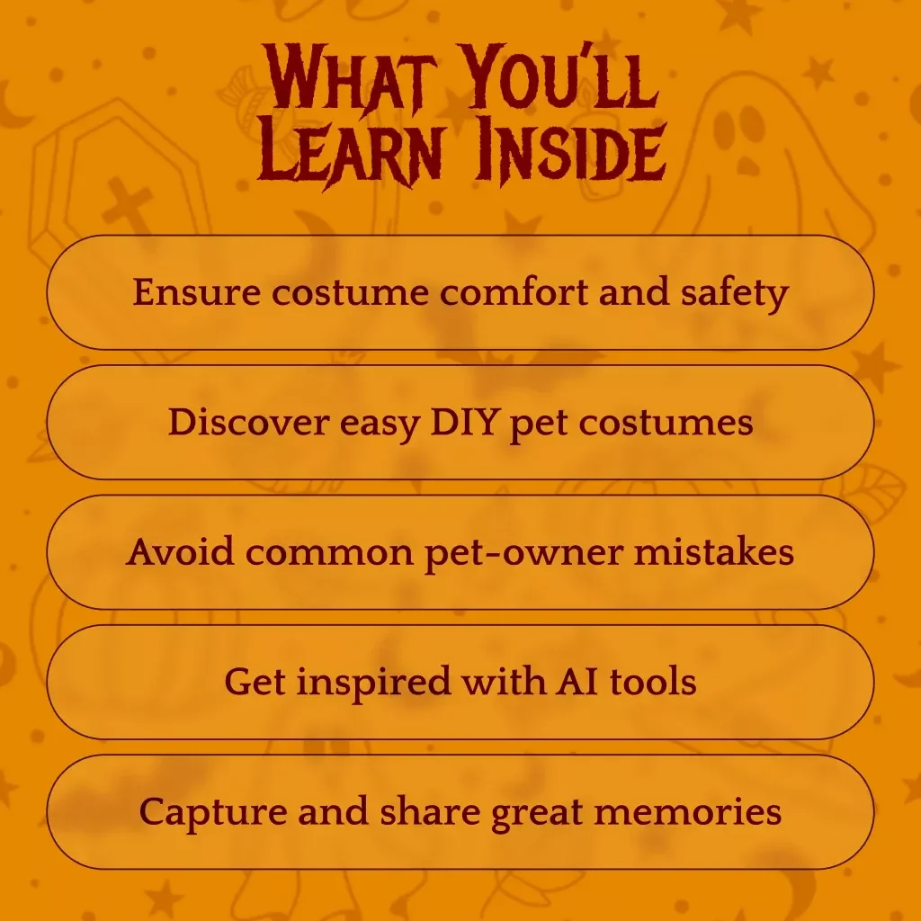 Paws & Pumpkins: Guide to Pet-Safe Halloween Costumes | How to Do Pet-Safe Halloween Costumes | DIY Pet Costume Ideas & Safety Tips eBook
