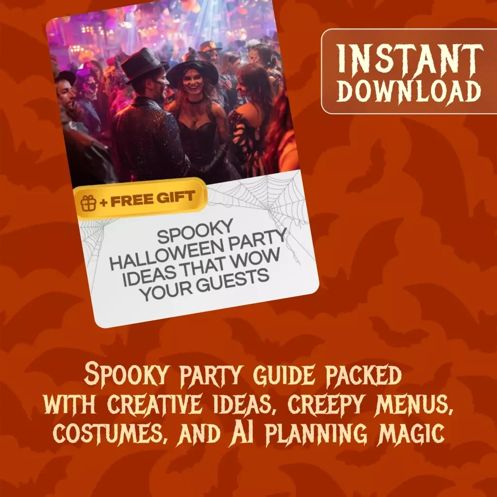 Spooky Halloween Party Ideas That Wow Your Guests | Digital Download Ebook | DIY Decorations, Creepy Food & Drinks, Costumes, Invitations & Entertainment Guide