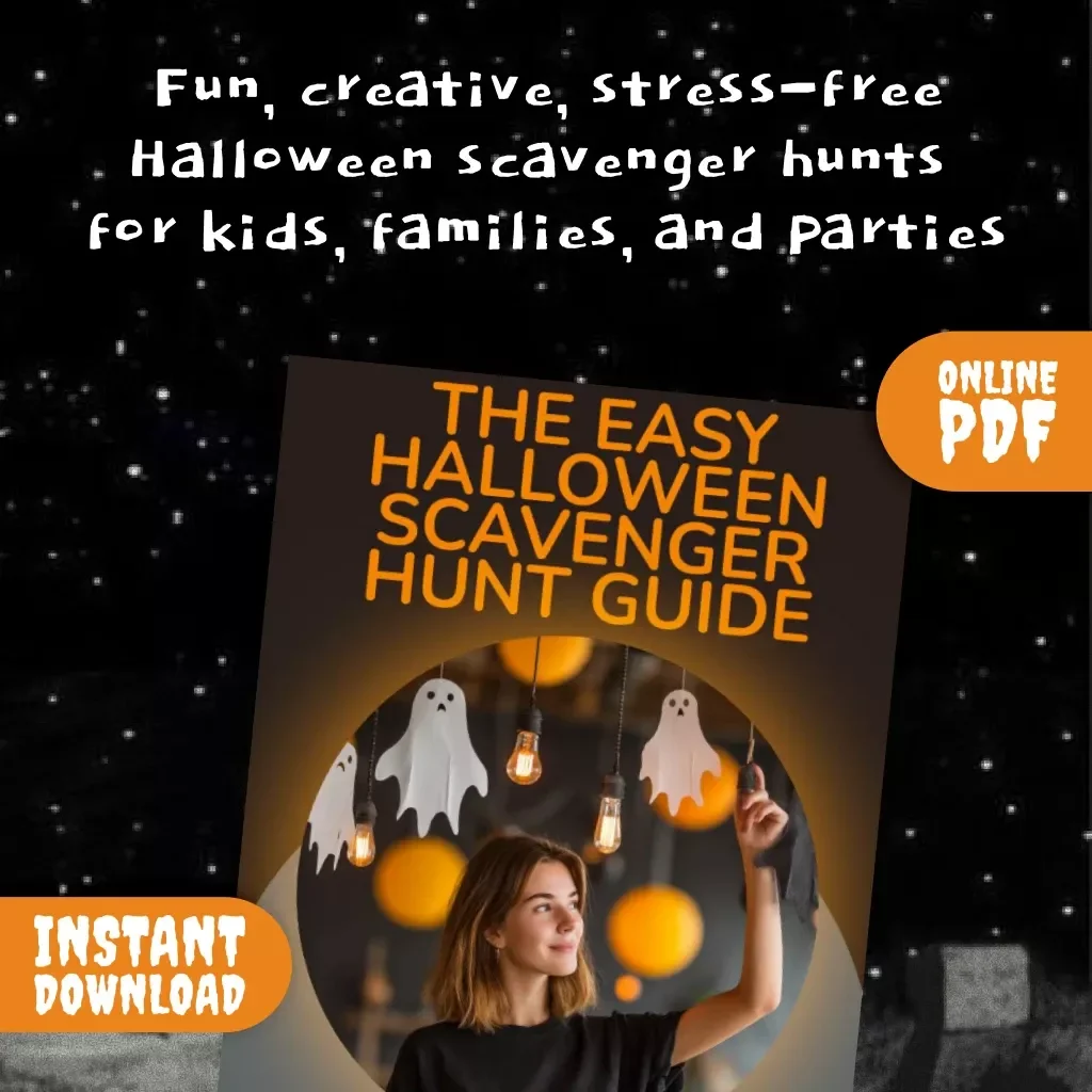 The Easy Halloween Scavenger Hunt Guide | Printable Digital Download | Fun Family-Friendly Halloween Activity
