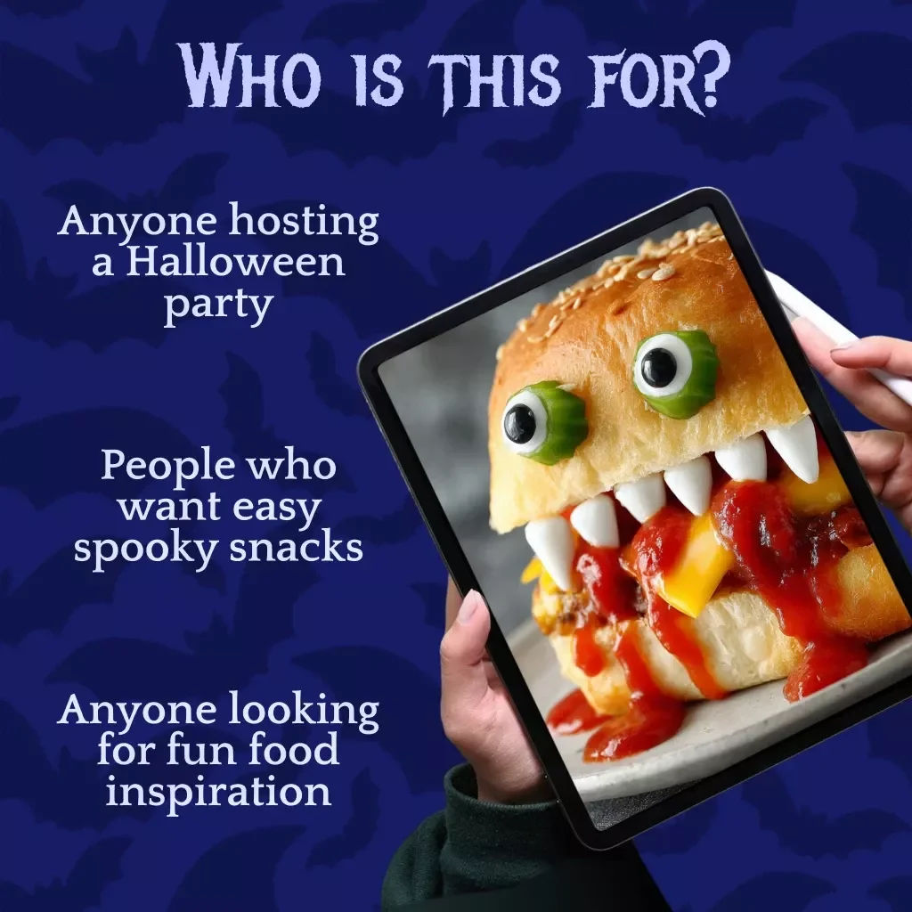 A Spooky Guide to Halloween Snacks Everyone Will Love | Digital eBook | Easy DIY Spooky Halloween Snacks, Creepy Cute Treats, Party Food & Snack Ideas