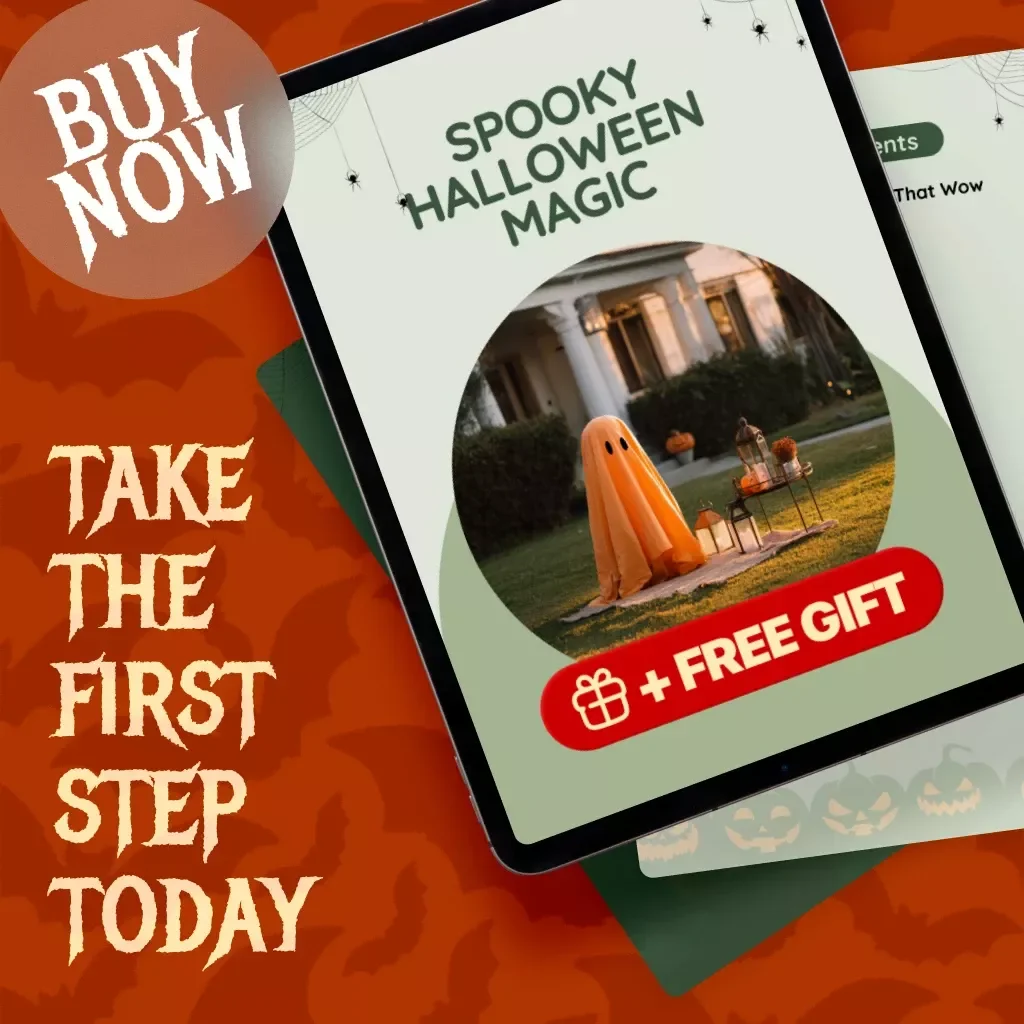 Spooky Halloween Magic | Digital Guide for Spooky Halloween Ideas | Decorations, Treats, Costumes & AI Prompts