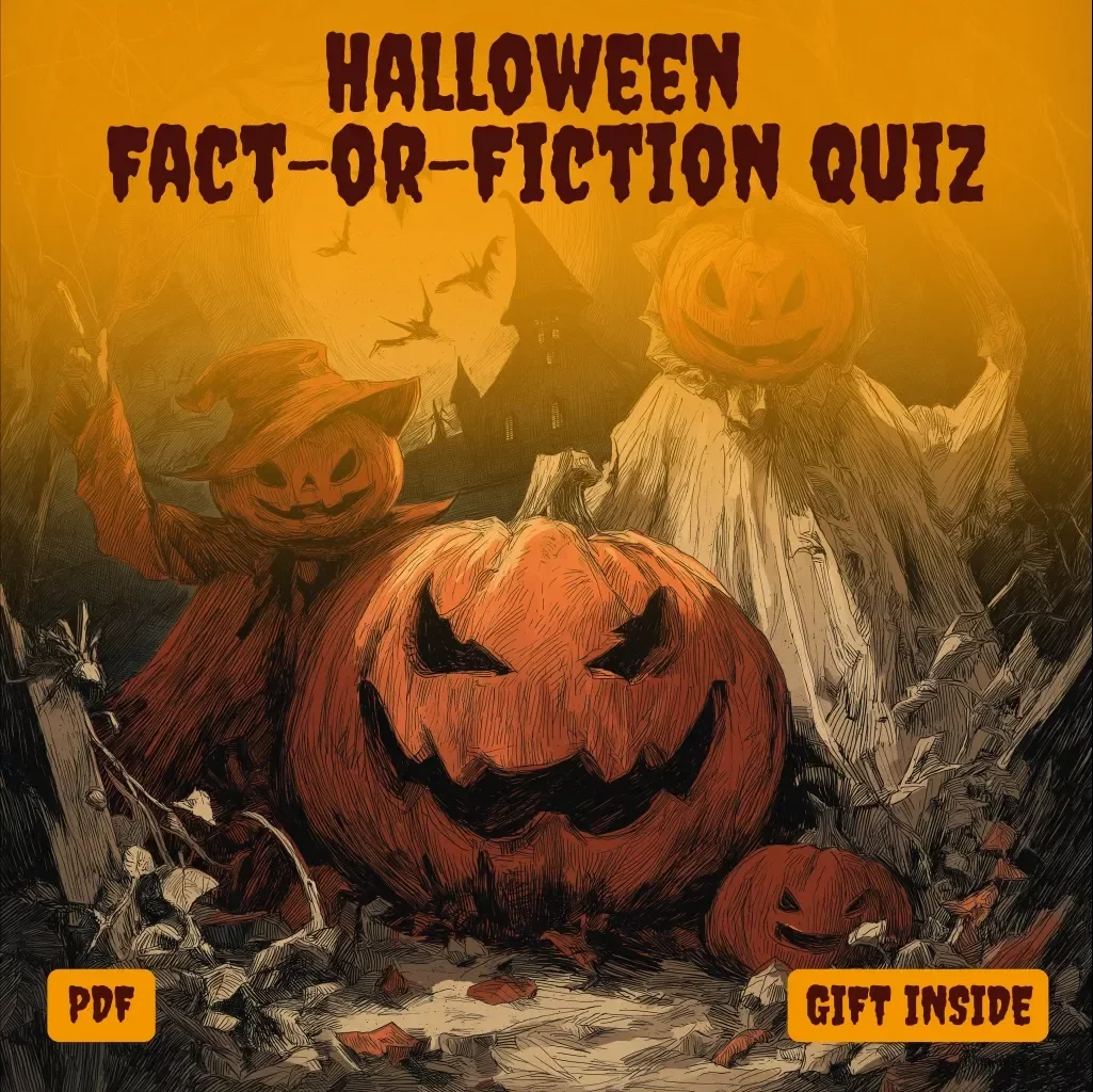 Halloween Fact-or-Fiction Quiz Checklist | How to Create a Halloween Fact-or-Fiction Quiz | Printable Digital Download Guide for Parties, Teachers & Families