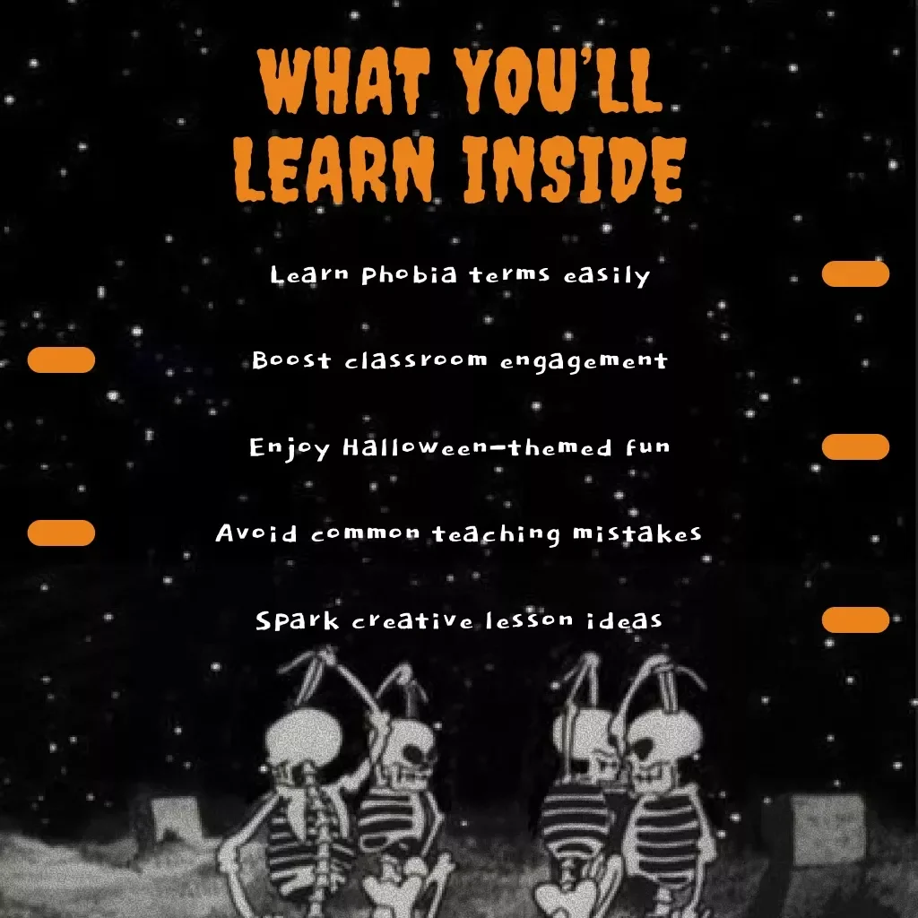 Halloween Fear Face-Off: Match the Phobia, Win the Game | Halloween Phobia Match-Up Game Digital Download Guide & eBook
