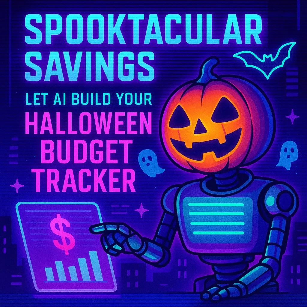 Spooktacular Savings: Let AI Build Your Halloween Budget Tracker | Digital Download Guide, eBook & Checklist for Smarter Spending
