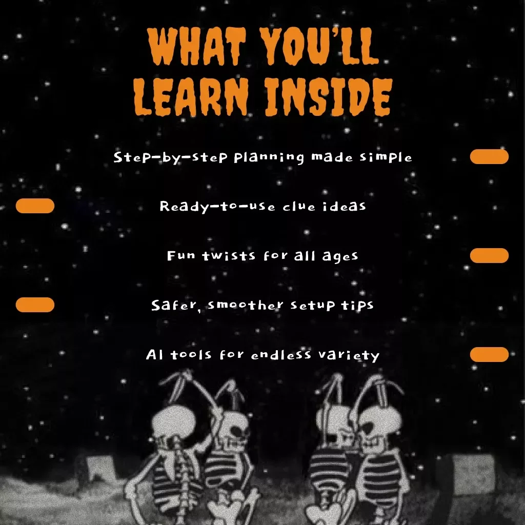 The Easy Halloween Scavenger Hunt Guide | Printable Digital Download | Fun Family-Friendly Halloween Activity