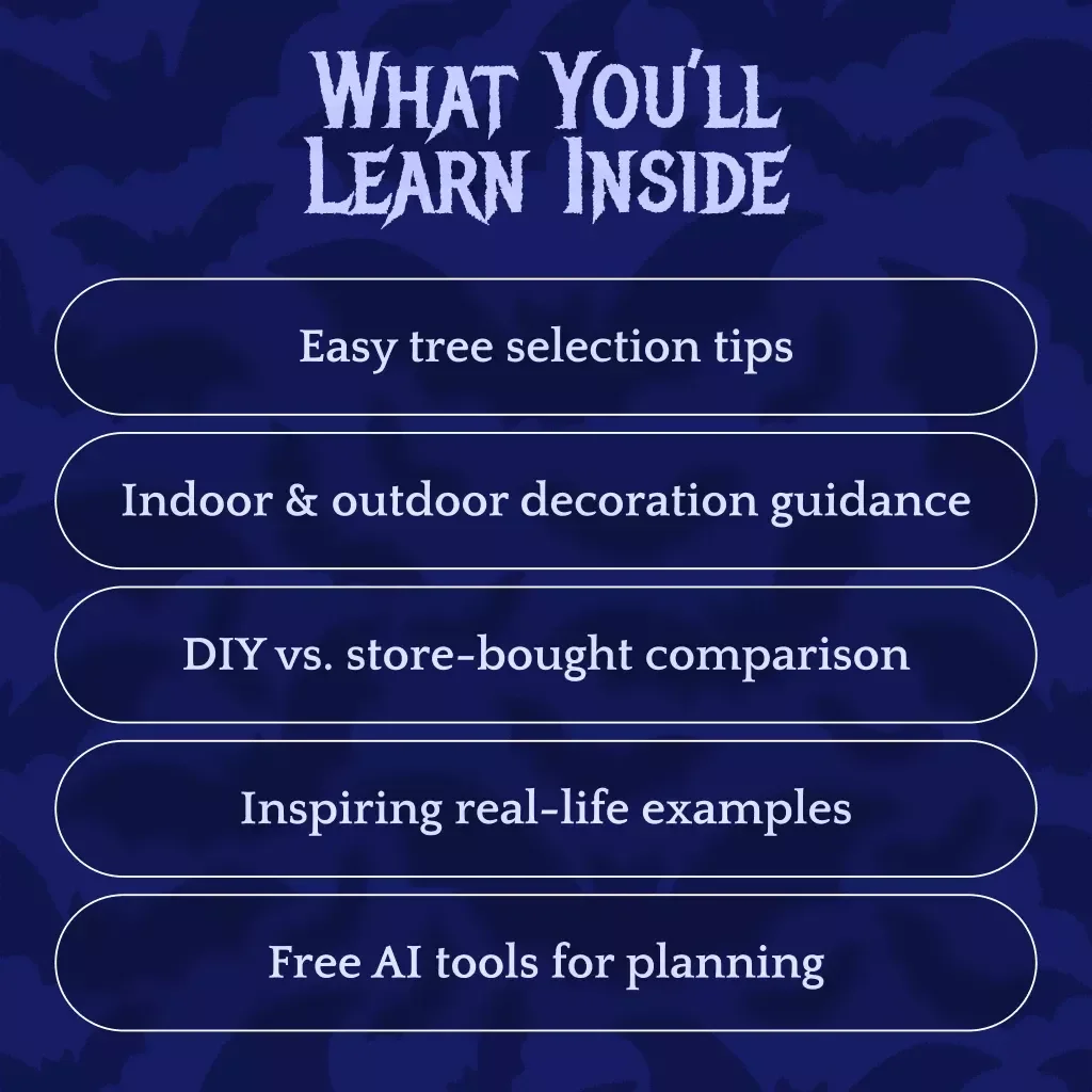 Haunted Tree Magic | Spooky Halloween Tree Decorations Guide for DIY & Outdoor or Indoor Decor Ideas