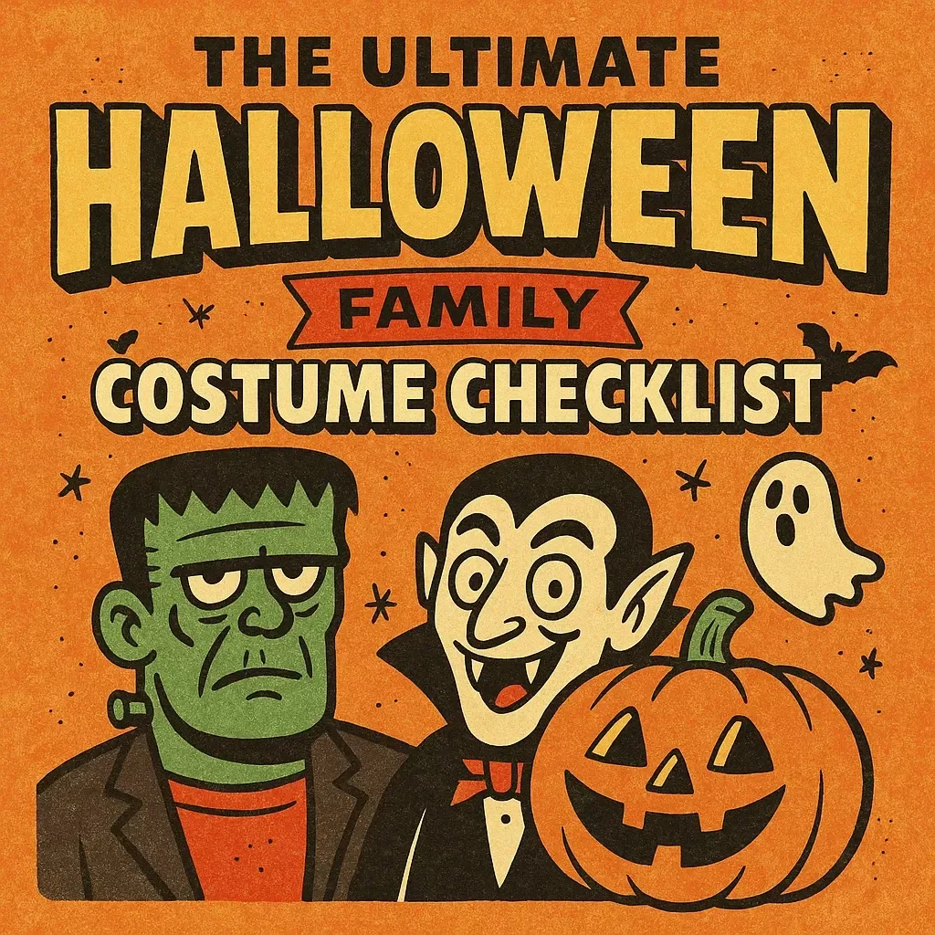The Ultimate Family Halloween Costume Checklist | Printable Digital Download | Family Halloween Costumes Planner & Guide