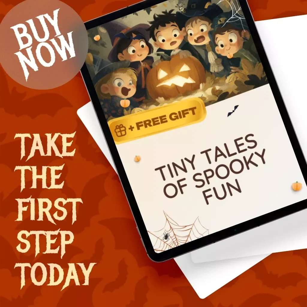 Tiny Tales of Spooky Fun | Digital Kids Guide with Spooky Short Stories for Kids, Creative Writing Prompts, Halloween Story Ideas & AI Tips for Parents and Teachers