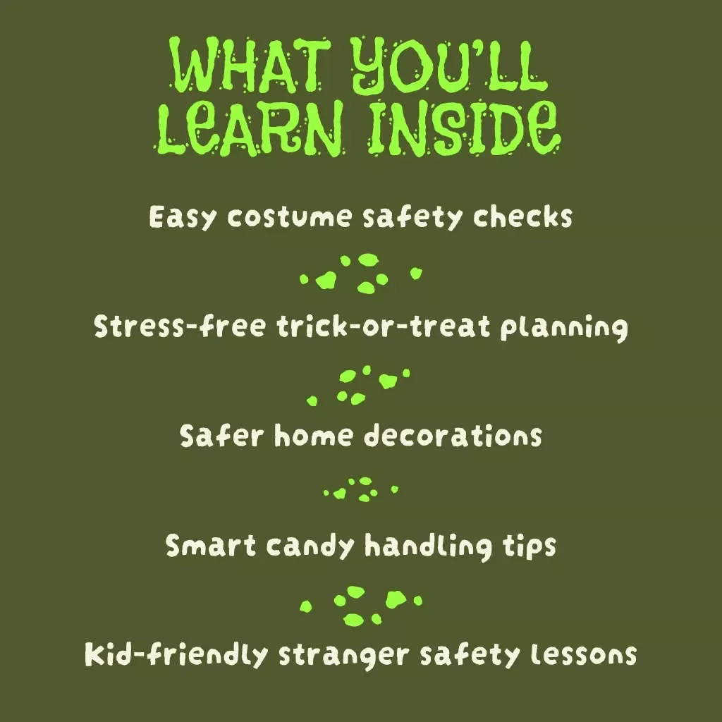 Safe & Spooky: Halloween Tips for Kids | Digital Download eBook | Halloween Safety Tips for Kids Guide, Checklist & Family Resource