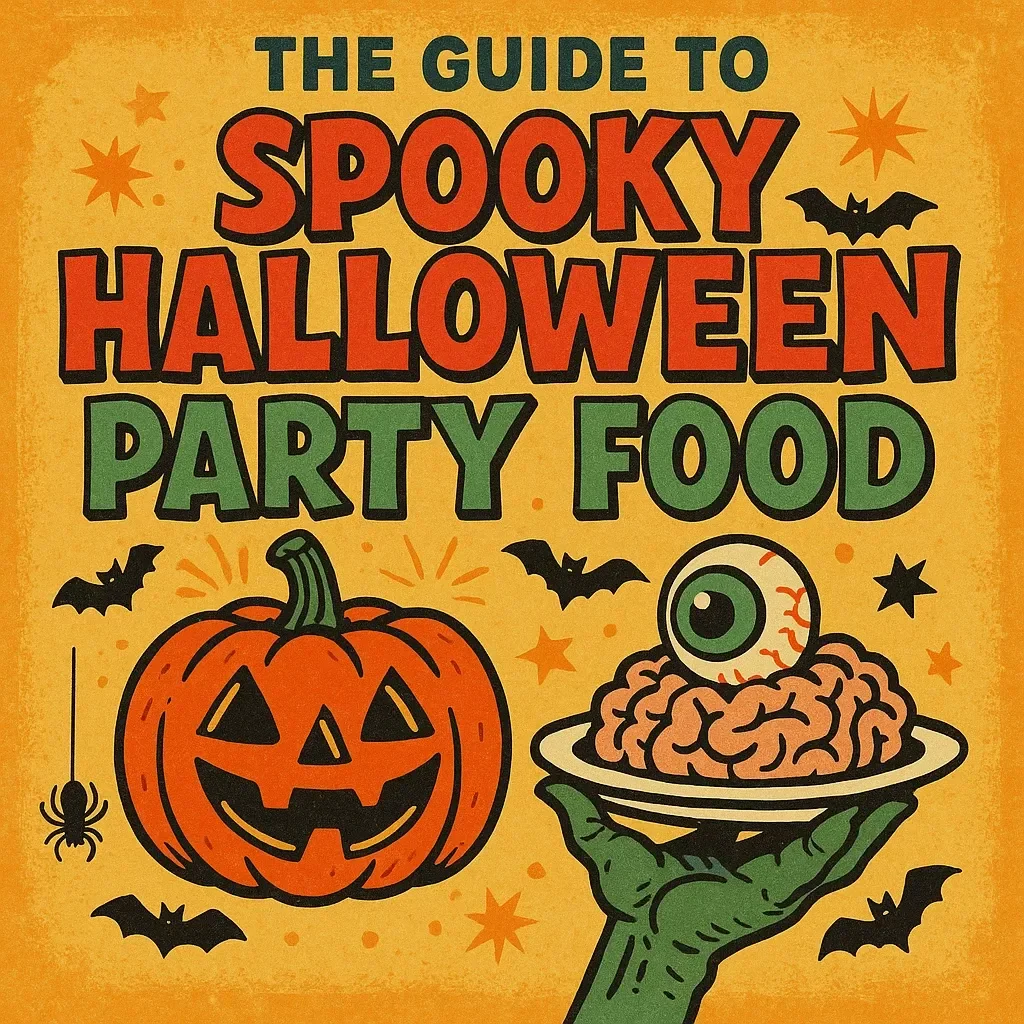 The Guide to Spooky Halloween Party Food | Digital Download eBook | Creepy Appetizers, Desserts & Party Ideas