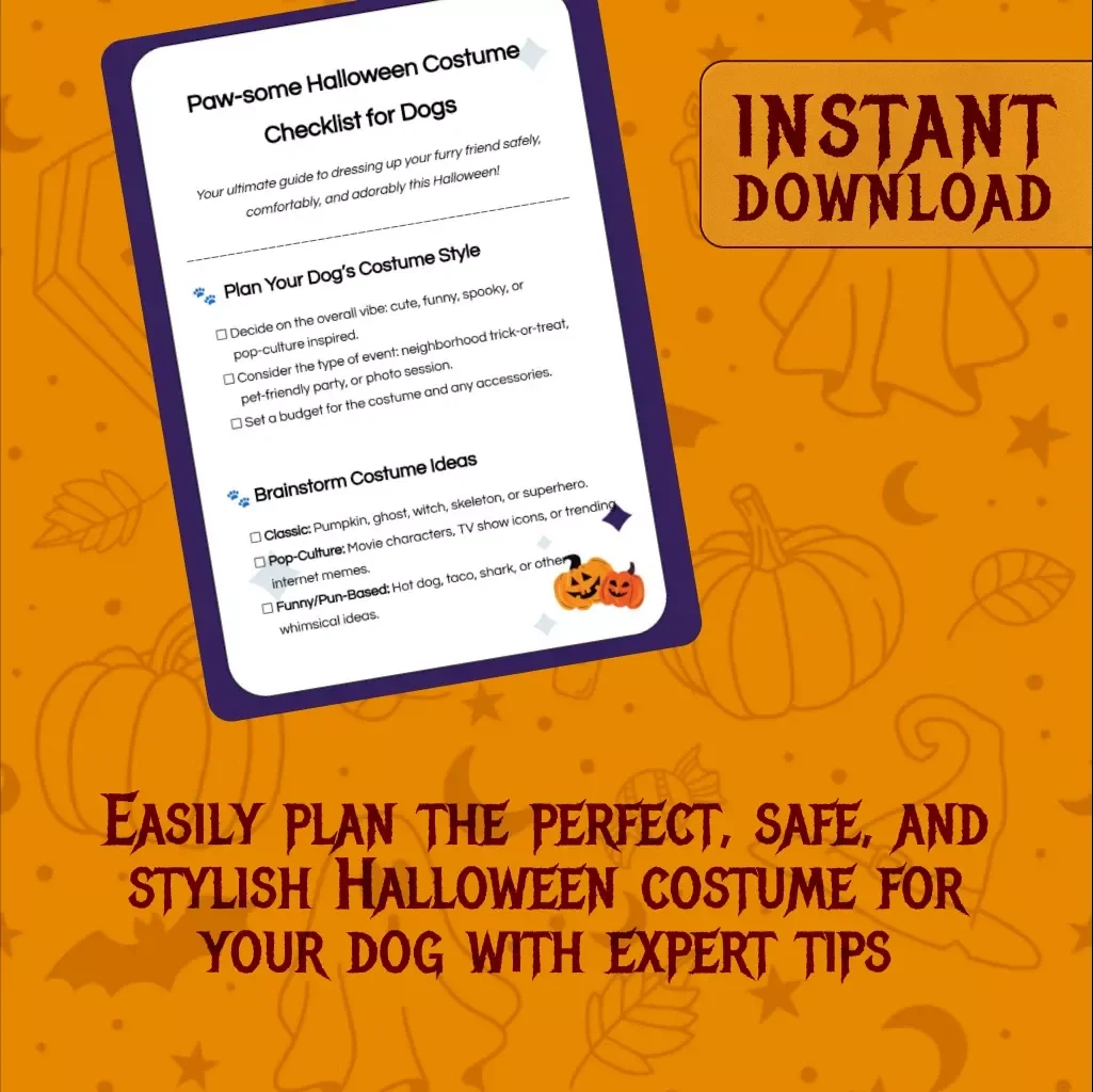 Paw-some Halloween Costume Checklist for Dogs: A Fun, Safe & Easy Guide for Pet Parents