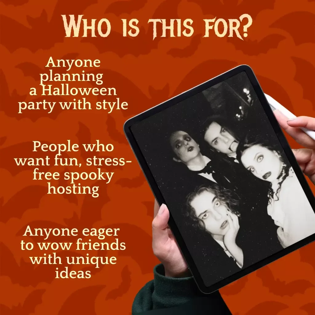 Spooky Halloween Party Ideas That Wow Your Guests | Digital Download Ebook | DIY Decorations, Creepy Food & Drinks, Costumes, Invitations & Entertainment Guide