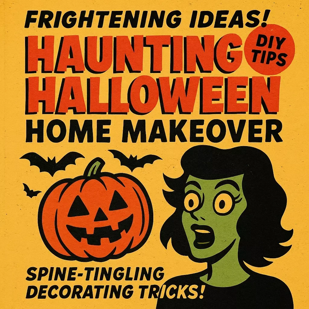 Haunting Halloween Home Makeover eBook – Ultimate Guide, DIY Decor, Spooky Lighting & Creepy Party Ideas for Halloween Enthusiasts