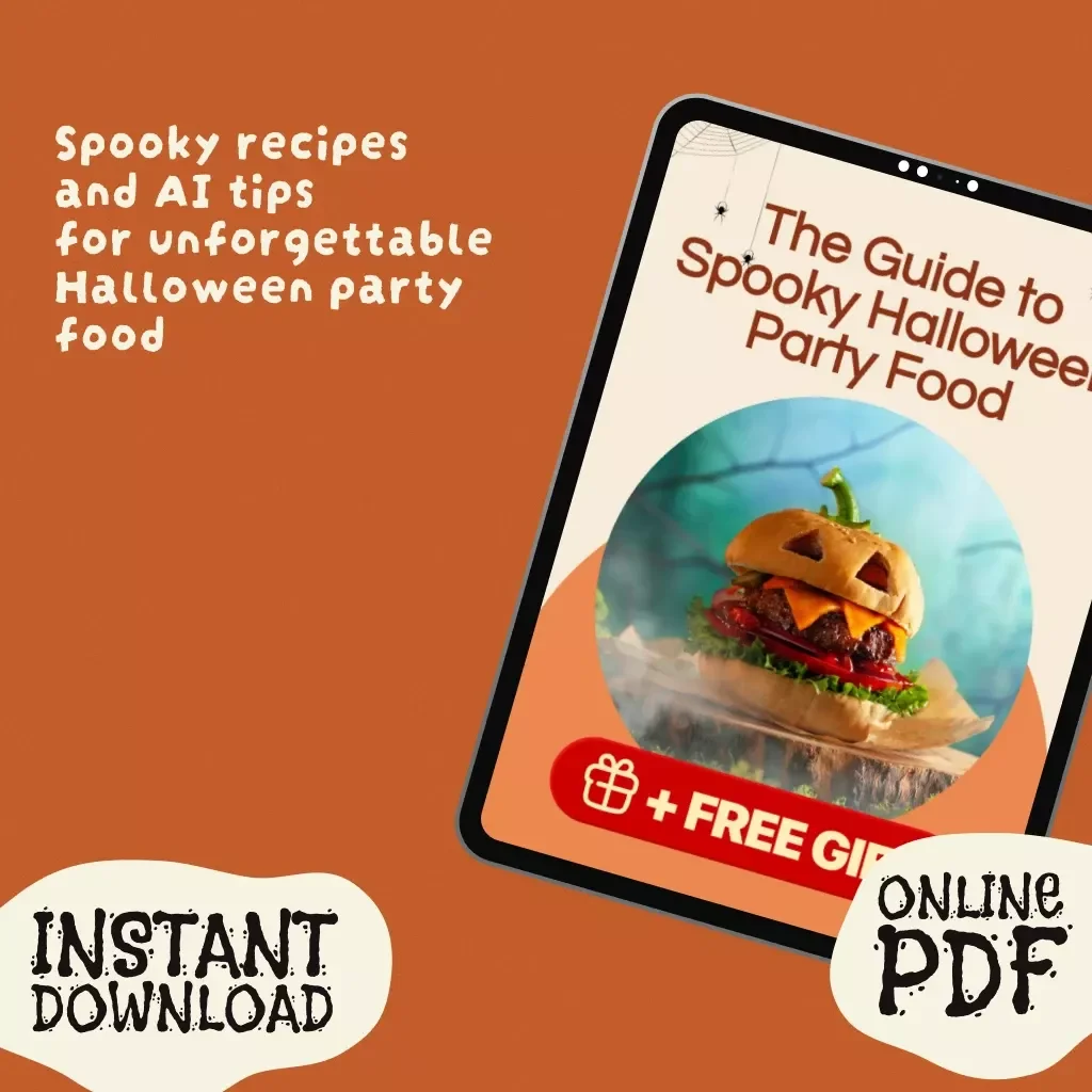 The Guide to Spooky Halloween Party Food | Digital Download eBook | Creepy Appetizers, Desserts & Party Ideas