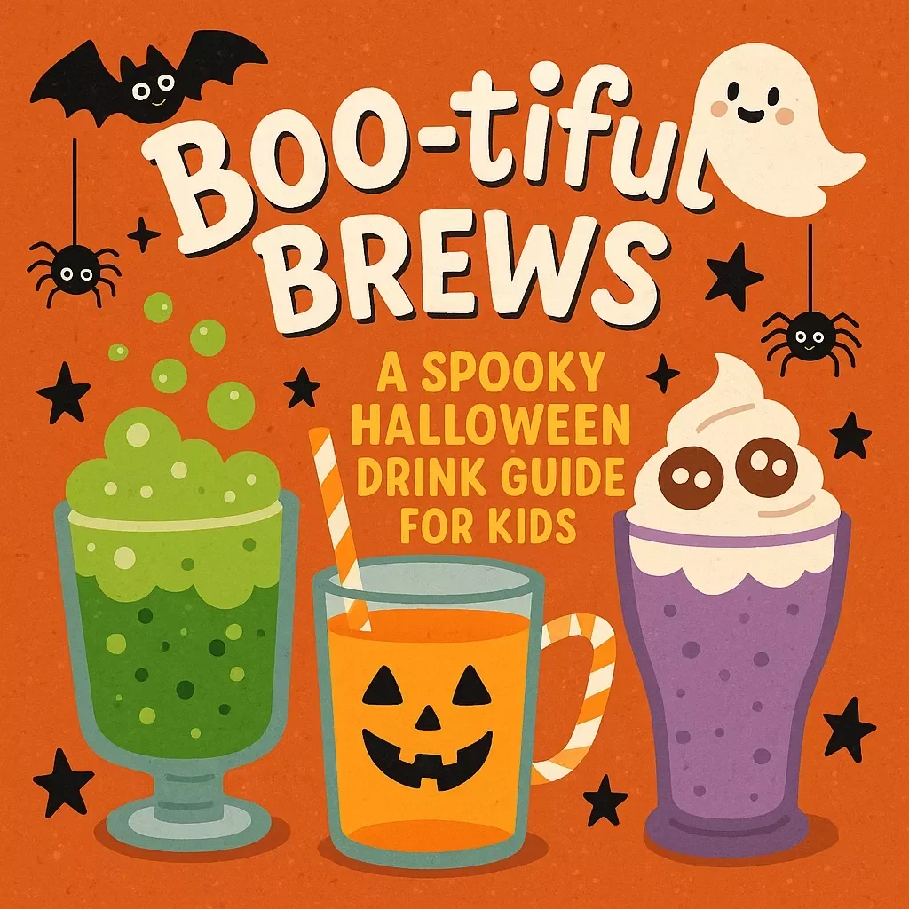 Boo-tiful Brews: A Spooky Halloween Drink Guide for Kids | Fun & Easy Spooky Drinks for Kids, Party Recipes, Safe Ingredients, Halloween Party Drinks