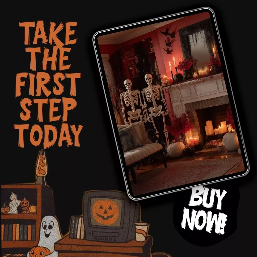 Spooktacular Halloween Decoration Checklist | Printable Digital Download | Halloween Decoration Ideas Guide & DIY Planner