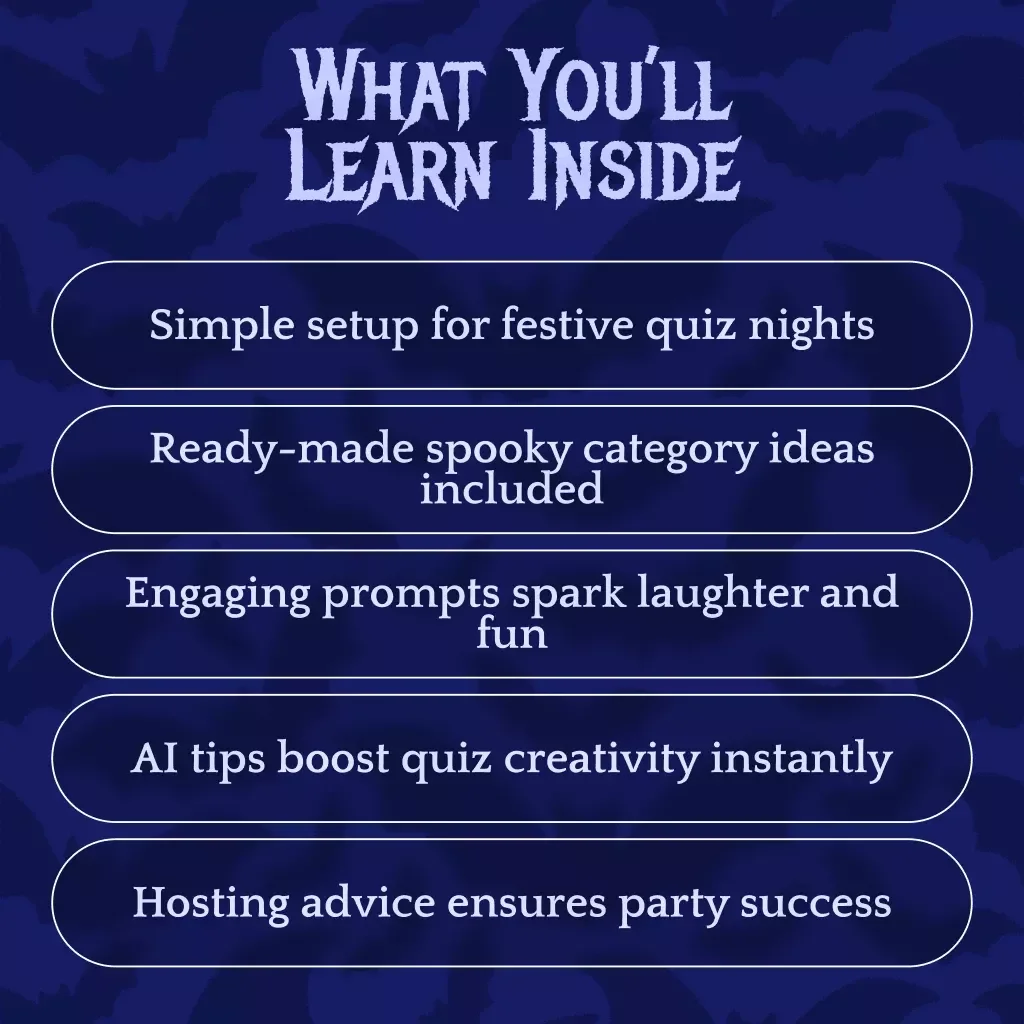 Halloween Jeopardy-Style Quiz Guide | Digital Download for Parties, Teachers, and Fun Halloween Games
