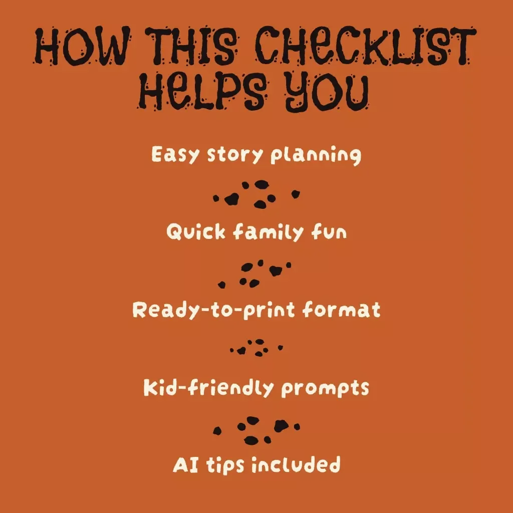 Your Halloween Mad Libs Creation Checklist | How to Create a Halloween Mad Libs | Printable Digital Download