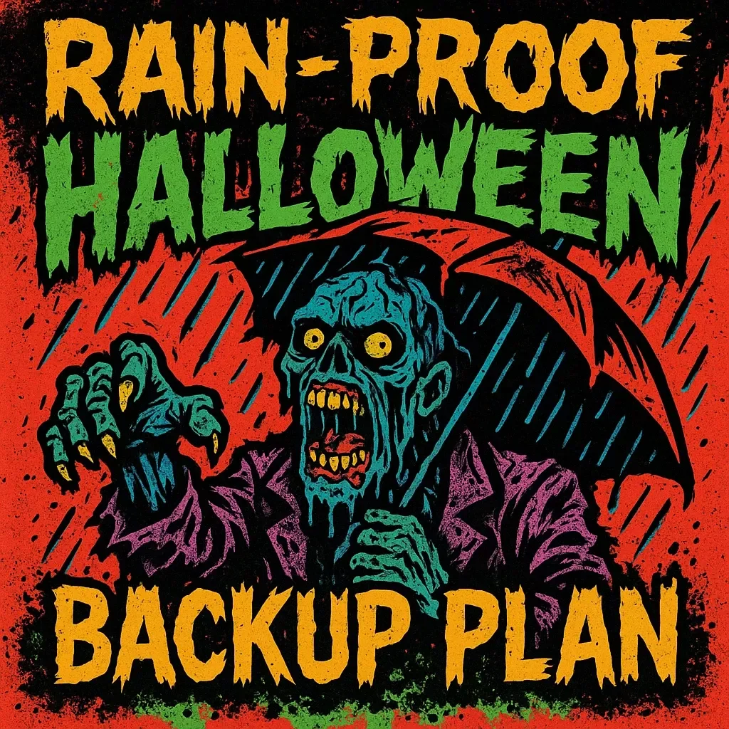 Rain-Proof Halloween Backup Plan | Digital Guide for Indoor Fun, Food, Games & Party Prep | Backup Plan in a Box