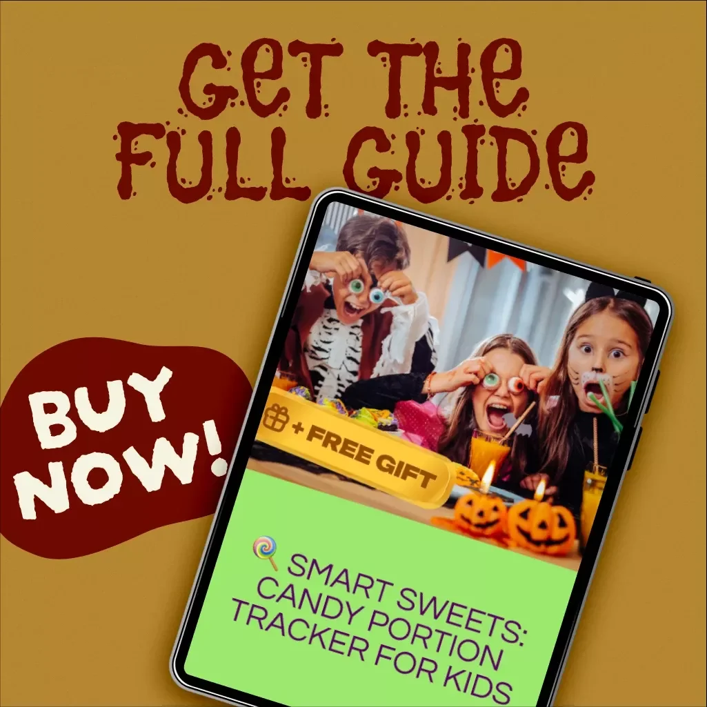Smart Sweets: Candy Portion Tracker for Kids | Digital Download Guide, eBook & Checklist for Parents, Teachers & Healthy Families