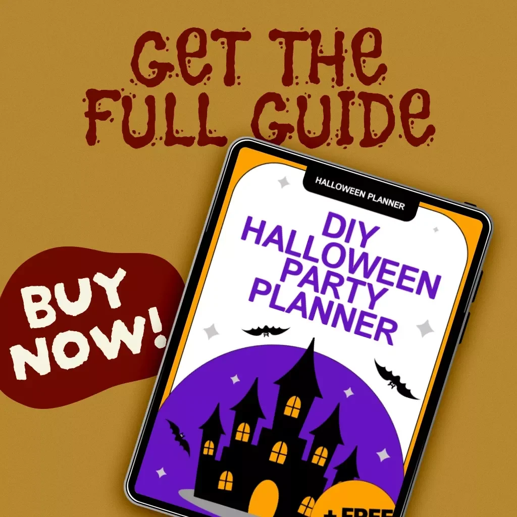 DIY Halloween Party Planner | Digital Download Guide for Decorations, Food, Drinks & AI-Powered Party Fun