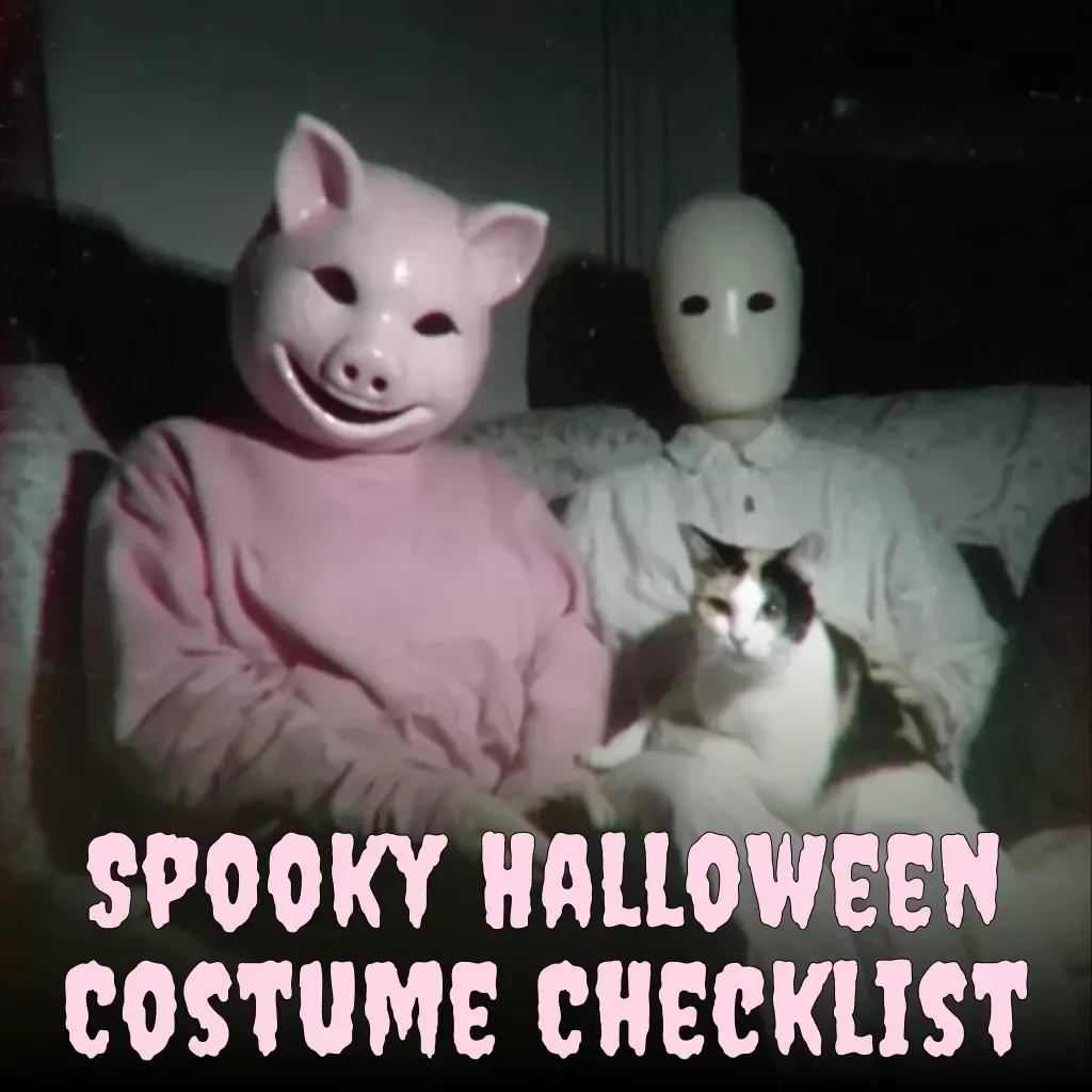 Spooky Halloween Costume Checklist | Digital Download | Halloween Costume Ideas Spooky Guide for DIY, Classic Horror & Pop Culture Outfits