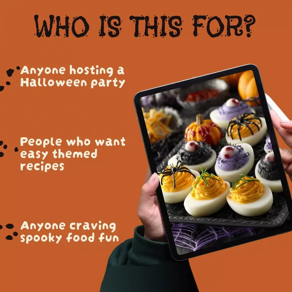 The Guide to Spooky Halloween Appetizers | Digital Download eBook for Creepy Party Recipes, DIY Food Ideas & Themed Checklists