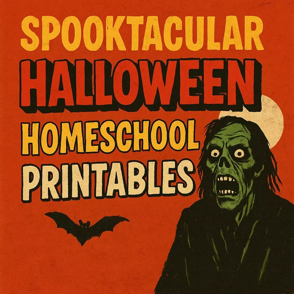 Spooktacular Halloween Homeschool Printables | Digital Download Guide for Designing Halloween Homeschool Printables, eBook, Teaching Resources & DIY Worksheets