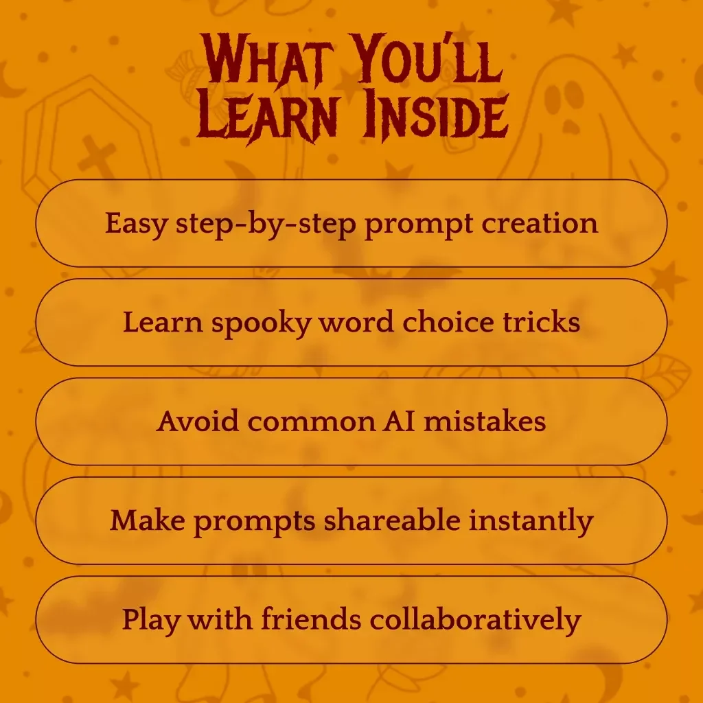 Spooktacular AI Mad Libs: Your Guide to Creepy-Fun Halloween Prompts | AI-Generated Halloween Mad Libs Prompts Guide | Printable Digital Download for Party Games, eBook, and Creative Fun