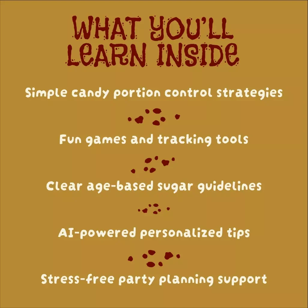 Smart Sweets: Candy Portion Tracker for Kids | Digital Download Guide, eBook & Checklist for Parents, Teachers & Healthy Families