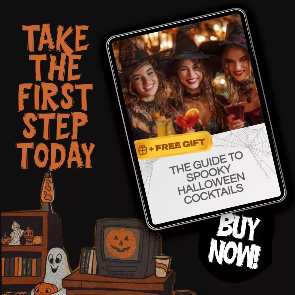 The Guide to Spooky Halloween Cocktails | Digital Download eBook for Party Drinks, Recipes & Creative Mixology