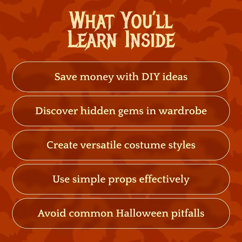 Halloween on a Budget: Spooky Costumes from Your Closet | DIY Costume Ideas eBook | Halloween Costumes with What You Already Own | Digital Download