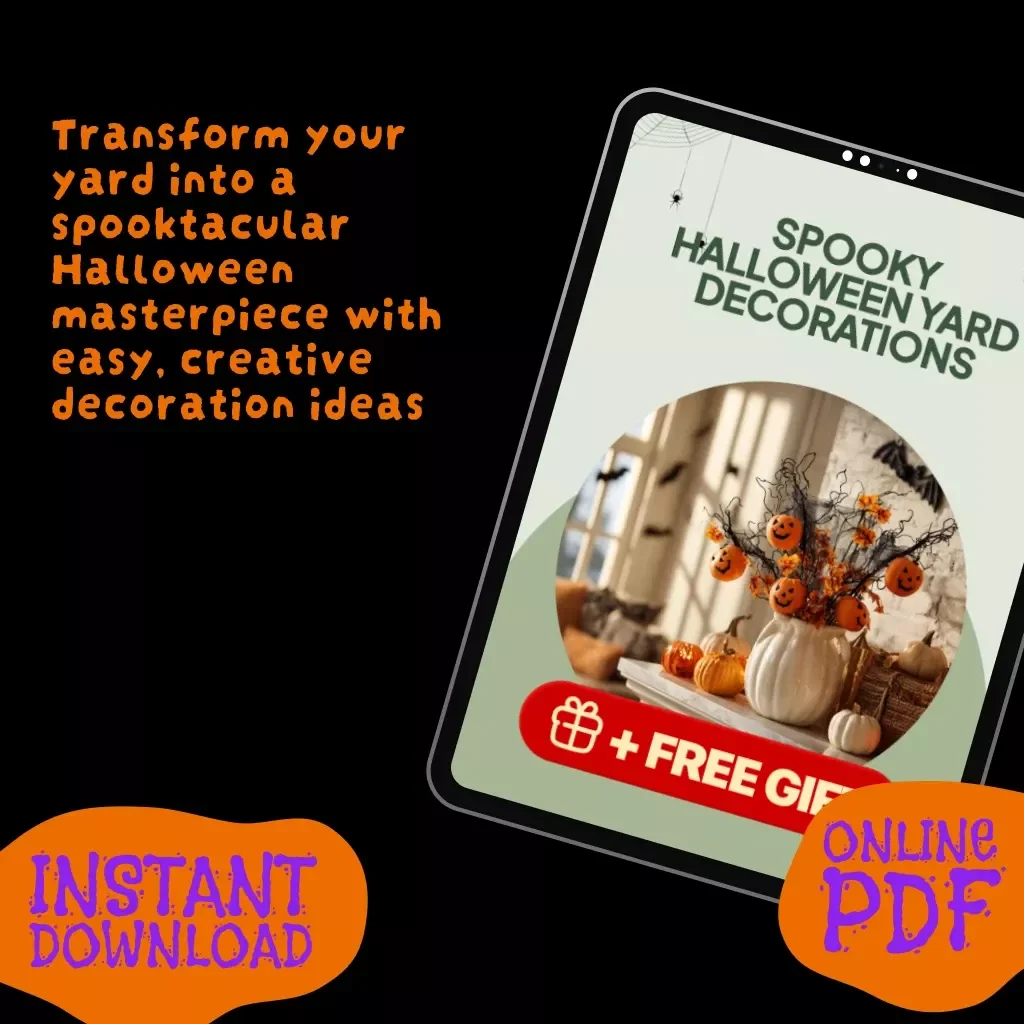 Spooky Halloween Yard Decorations | Digital Guide for DIY Outdoor Haunted Decor, Themes, and Lighting Ideas