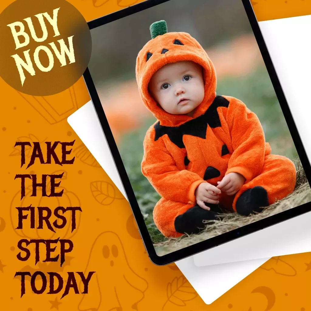 Newborn Halloween Costume Checklist | Digital Download Guide for Baby’s First Halloween | Printable eBook for Parents Planning Cute, Funny, or Spooky Newborn Halloween Costume Ideas