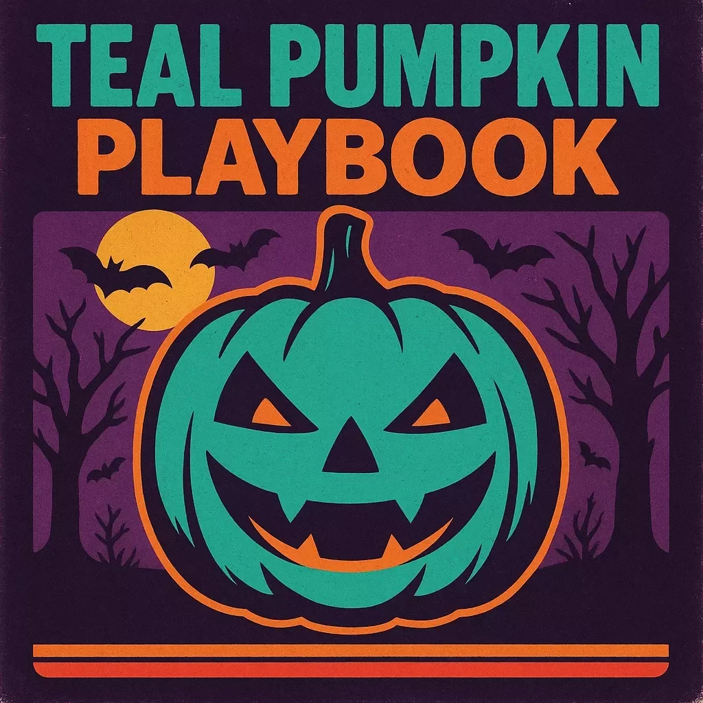 Teal Pumpkin Playbook | Allergy-Safe Halloween Guide | Non-Food Treat Ideas & Digital Planning Templates
