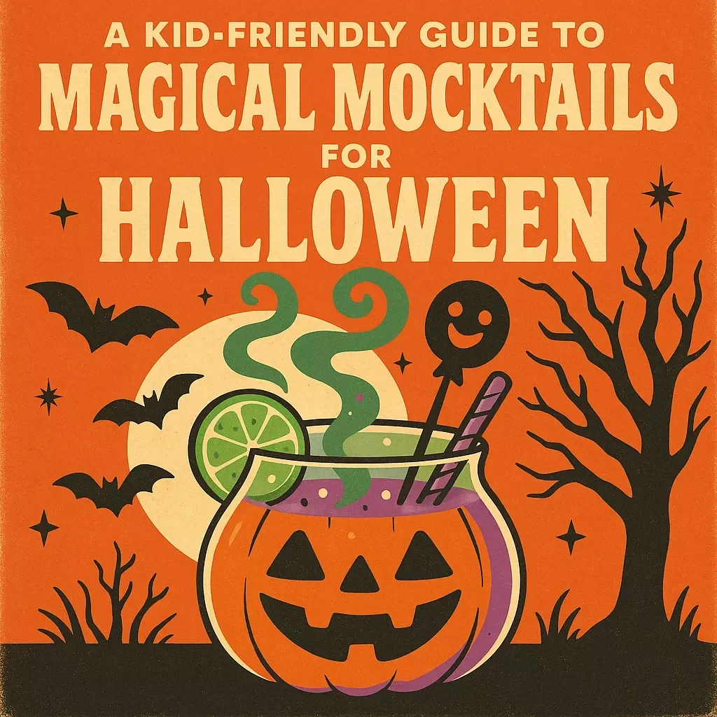 A Kid-Friendly Guide to Magical Mocktails for Halloween | Spooky Kid-Safe Mocktails eBook, Fun Halloween Drink Recipes for Kids Party
