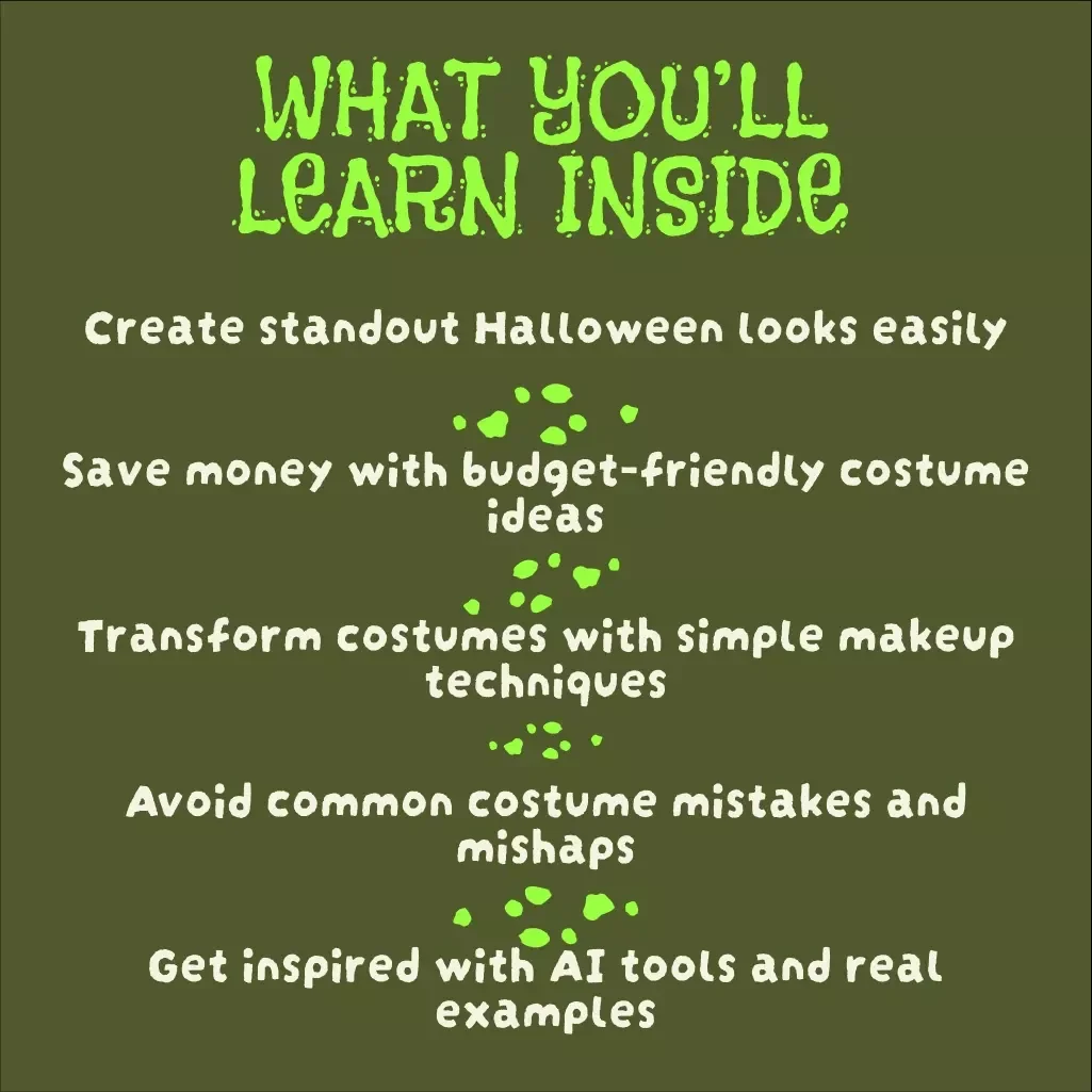 Adult Spooky Halloween Costumes Guide – DIY, Store-Bought, Makeup Tips & Accessories for Men & Women, Quick Inspiration, Budget-Friendly Ideas, Halloween Costume Checklist
