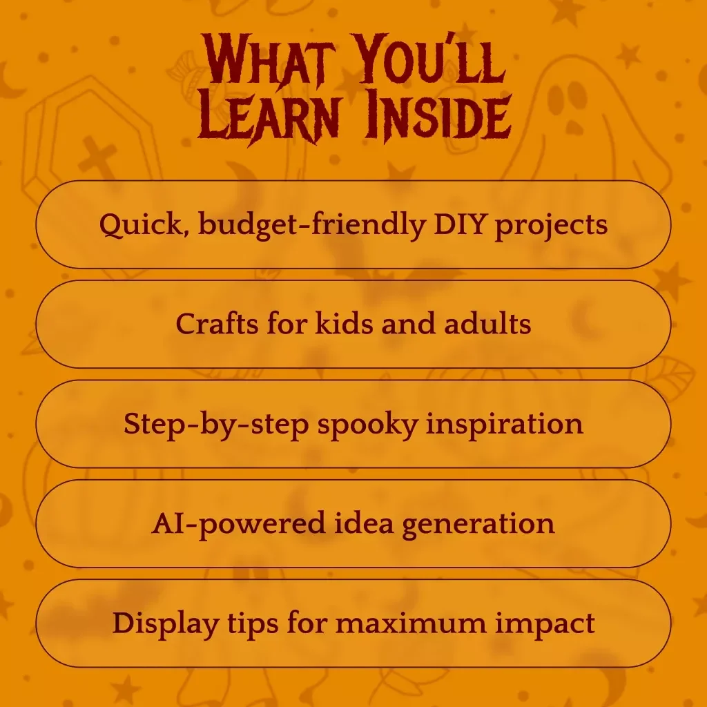Creepy Creations: The Guide to Spooky Halloween Crafts | DIY Halloween eBook for Easy, Fun & Advanced Spooky Projects