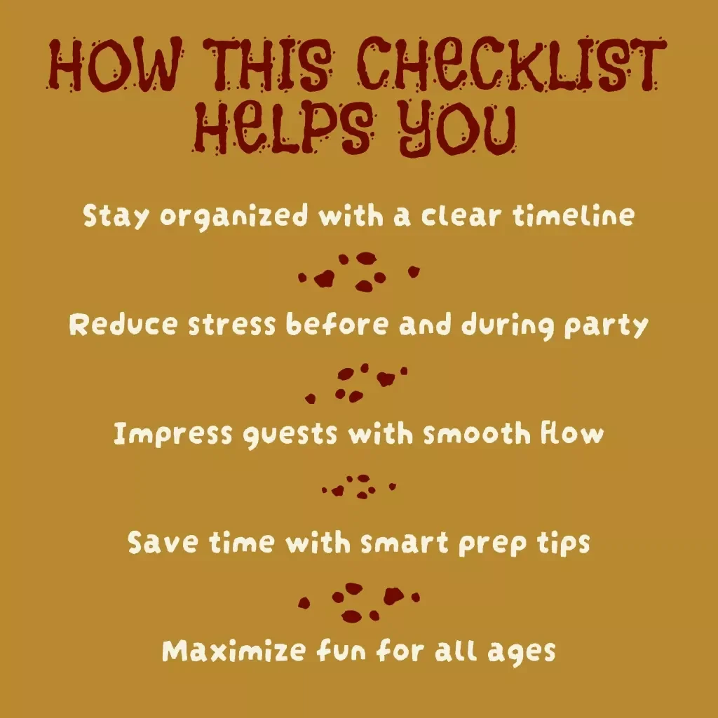 The Ultimate Hour-by-Hour Halloween Party Timeline | Printable Checklist | Digital Download Halloween Party Planner