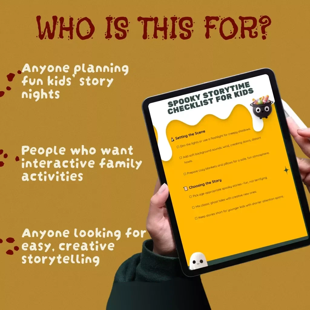 Spooky Storytime Checklist for Kids – Fun & Safe Spooky Stories for Kids Digital Guide