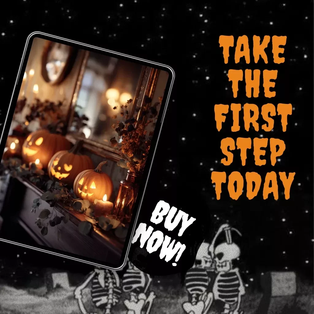 Halloween Pumpkin Decorating Checklist | Fun & Creative Halloween Pumpkin Decorating Ideas | Digital Download Printable Guide for Carving, Painting & Non-Carving Pumpkins