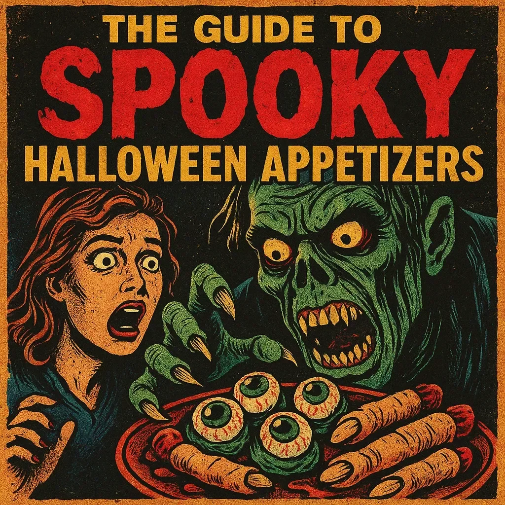 The Guide to Spooky Halloween Appetizers | Digital Download eBook for Creepy Party Recipes, DIY Food Ideas & Themed Checklists