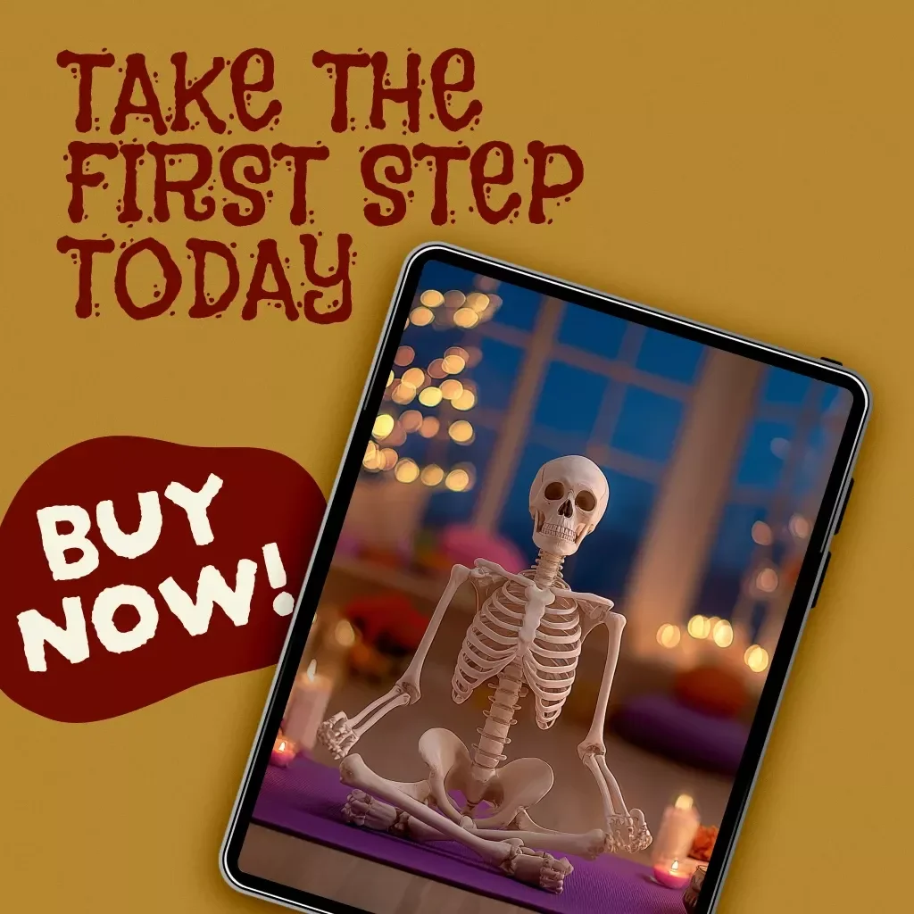 Spooky Mindfulness Micro-Habits Tracker | Halloween Self-Care Checklist | Digital Download Wellness Routine
