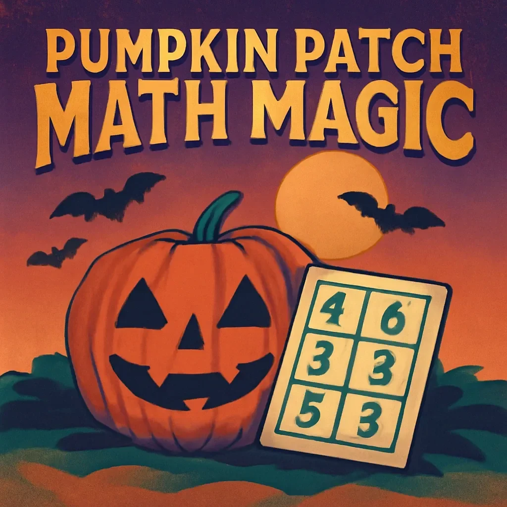 Pumpkin Patch Math Magic | Halloween Pumpkin Math Puzzle Printables Guide | Fun eBook for Teachers, Homeschool & Classroom Learning