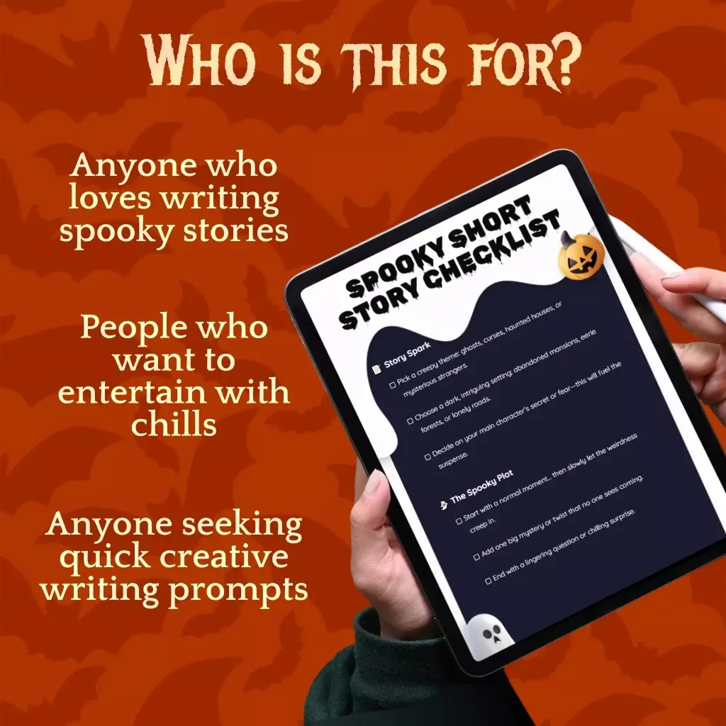 Spooky Short Story Checklist: Ultimate Guide to Craft Creepy Short Stories, Ghost Tales & Suspenseful Twists